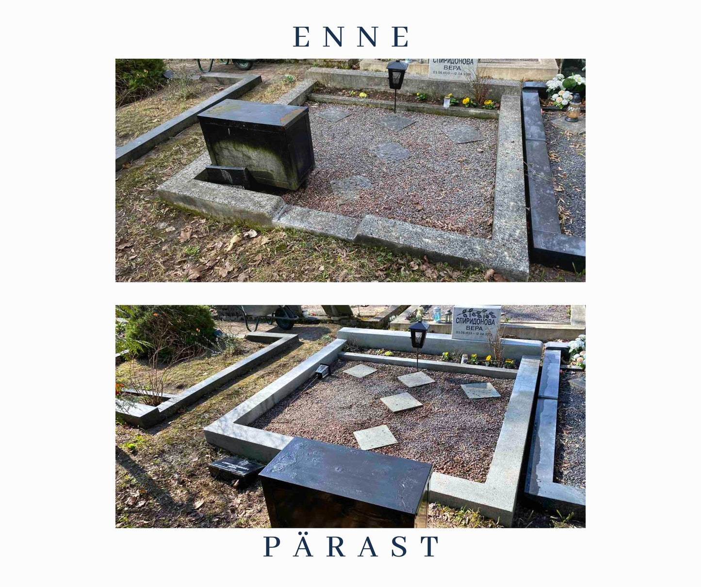 Hauapiirete puhastamine - Artego Kivi